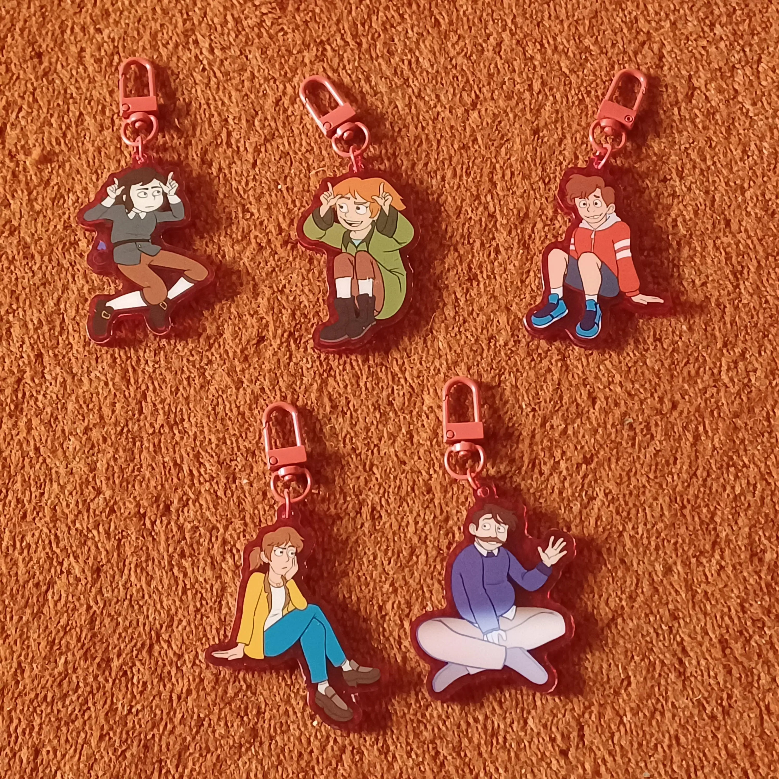 Haunted Hotel Acrylic Keychains