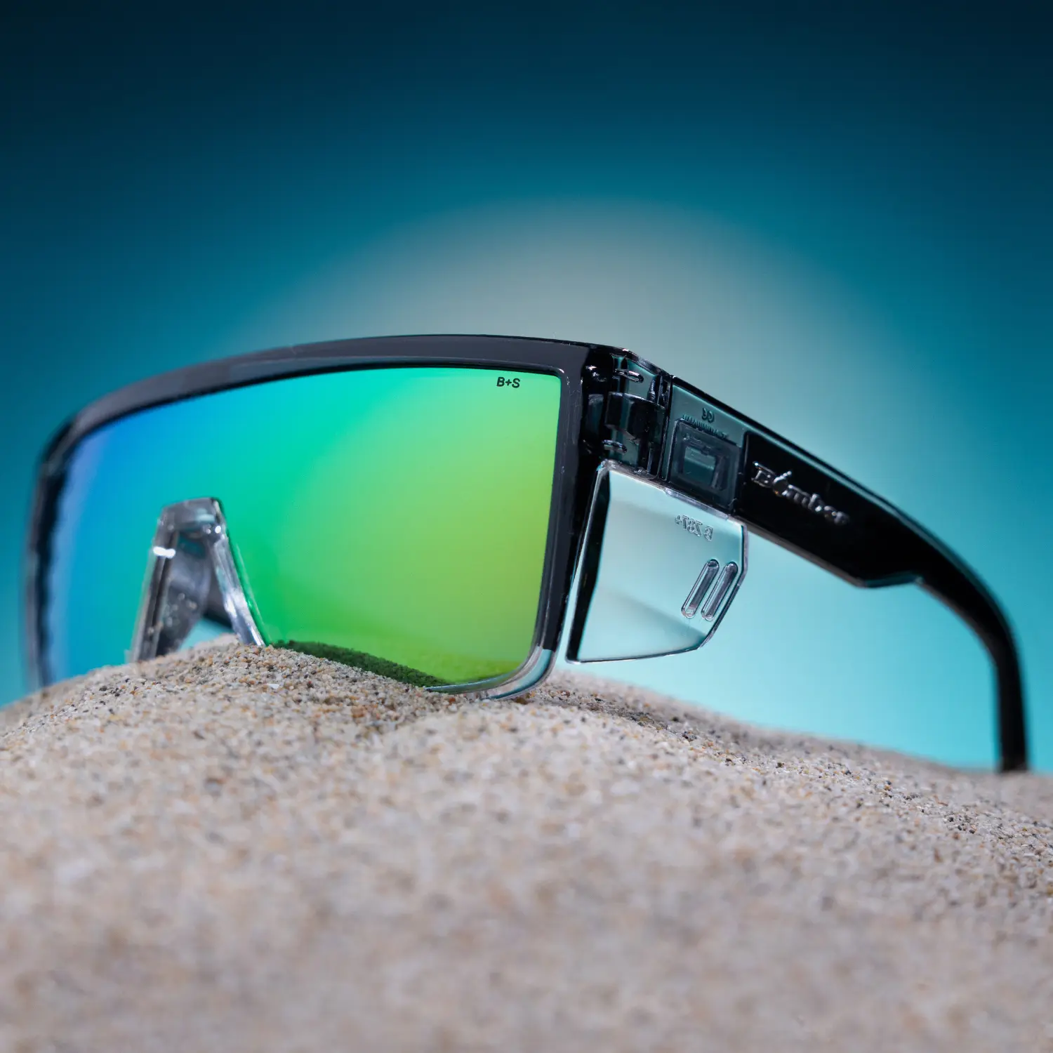 Bomber Eyewear Buzz Bomb | Men's Safety Sunglasses Full Frame ANSI Z87+ Removable Side Shields UV Protection Polarized & Standard Lens Unisex Job Site Outdoor Work Fishing Cycling