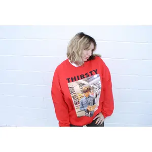 Kpop Jaemin NCT Dream Thirsty Meme Graphic Crewneck Sweatshirt, Unisex Hoodie, Fan Merch, NCT JAEMIN Tee, Heavy Blend Jumper, Kpop