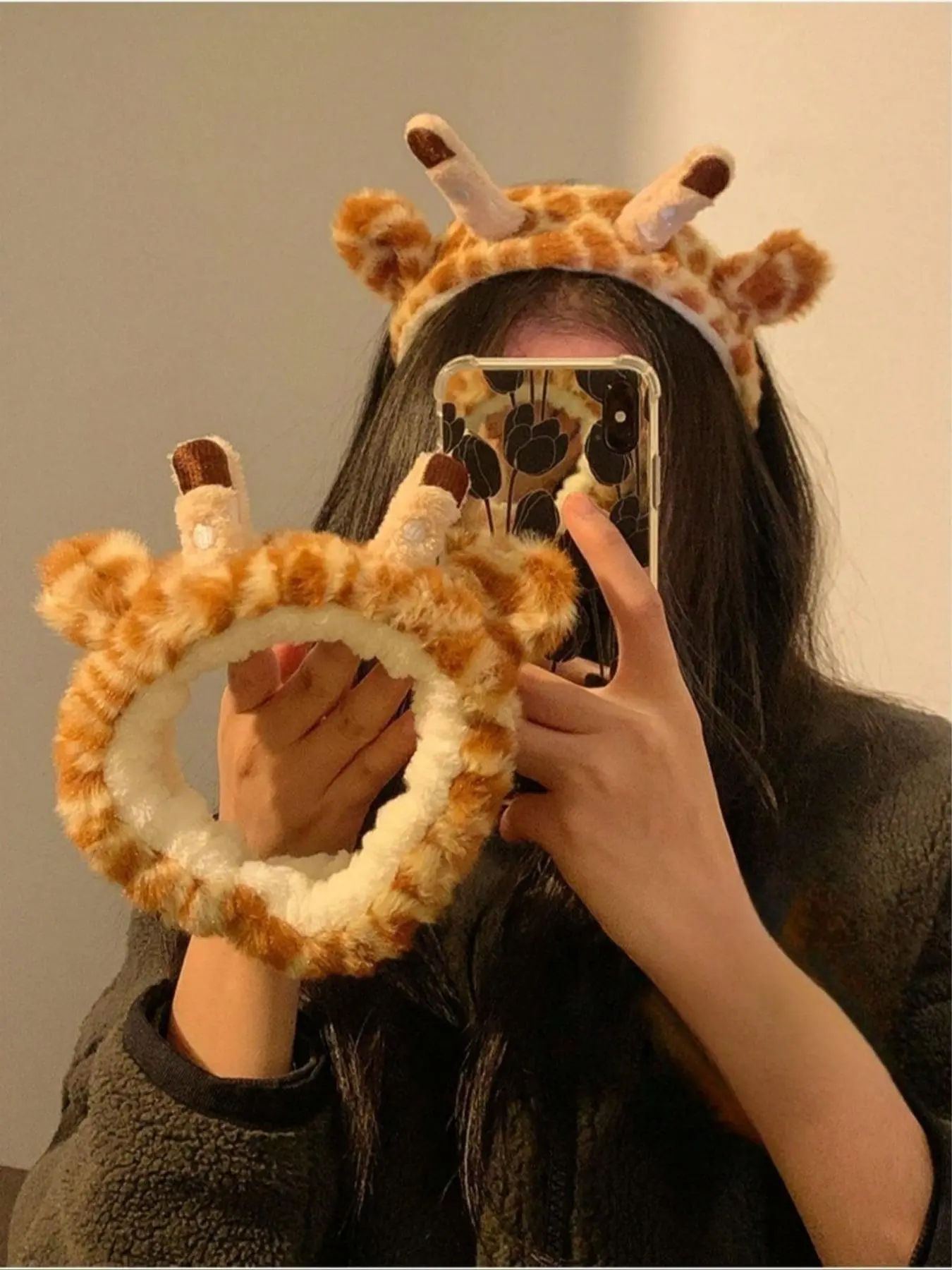 Cute Giraffe Design Plush Hair Band, Soft Headband, Fashion Headbands, Fashionable Hair Accessories for Women & Girls, Lovely Hairwear for Daily Used, Adjustable Headband, Hairband