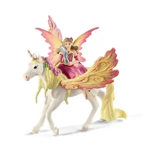 Fairy Feya with Pegasus unicorn