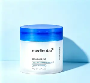 Medicube Zero Pore Pad Dual AHA Lactic Acid & 0.45% BHA Pads 70 Count Oil Balancing Pore Minimizer Gentle Daily Exfoliator