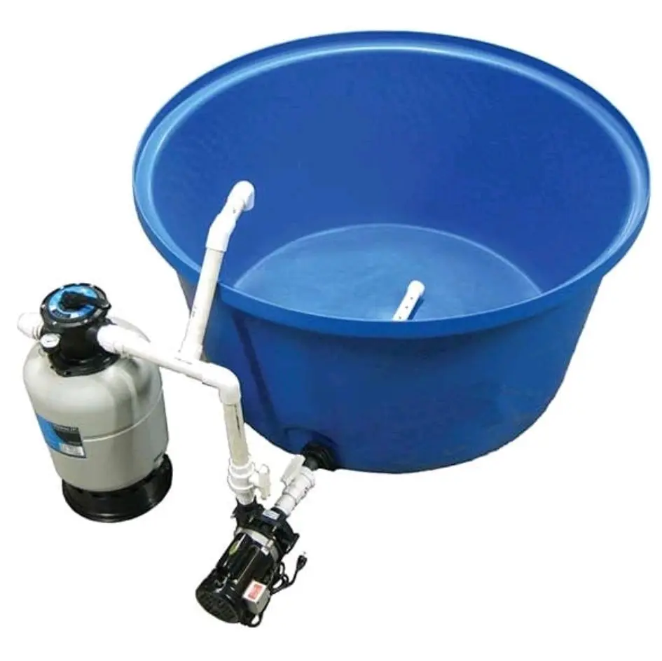 The Fish System 1 aquaculture tank and filtration system specially designed for aquaculture