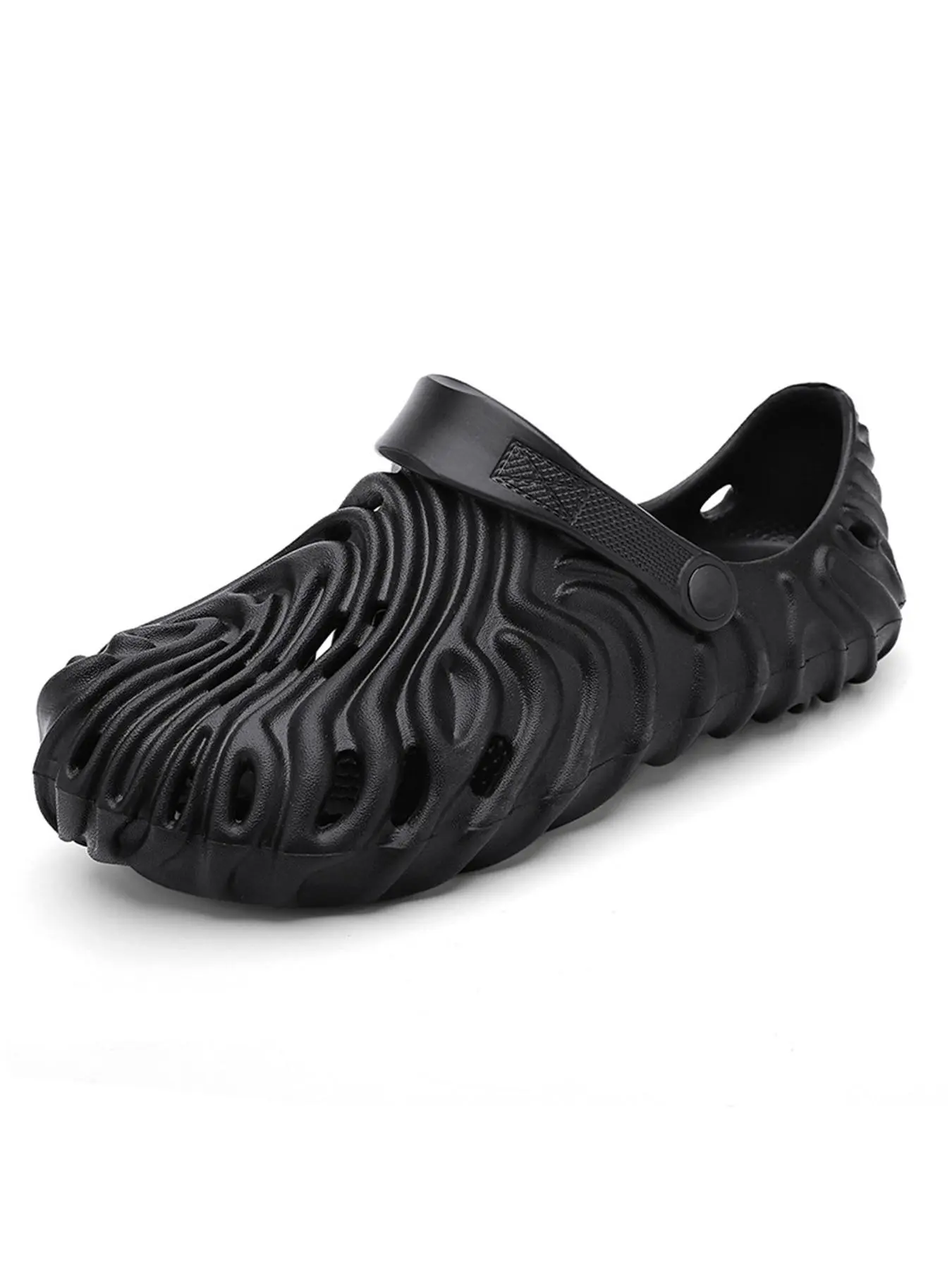 Thick Sole Eva Hole Shoes Indoor Outdoor Couple Sandals Non-Slip Soft Bottom Comfortable Beach Shoes, Unisex Casual Footwear, Thick Sole Slippers, Minimalist Clogs