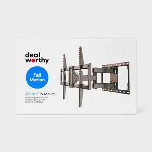Full Motion 40" - 90" TV Mount - dealworthy: Steel, 120lb Capacity