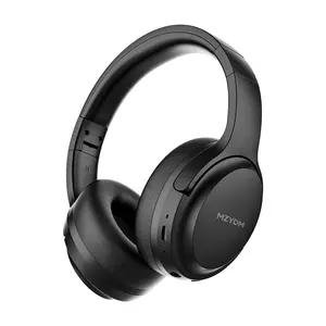 MZYDM Bluetooth Wireless Over-Ear Headphones Foldable Active Noise Canceling Hi-Res Audio 70 Hours Battery Life Lightweight Portable with Microphone for iOS PC Android Ideal for Home Office Business Trips