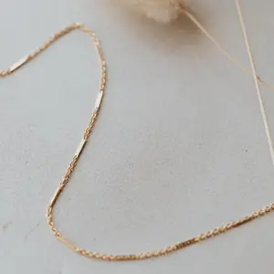Hello Adorn Mari Chain Choker Necklace - Any Occassion Layering Necklace - Women's Fashion Accessory Jewelry
