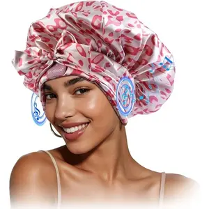 Bluetooth Sleep Headphones with Satin Cap – Wireless Bedtime Headset with Ultra-Thin Speakers, Music Sleep Device for Side Sleepers & Hair Protection