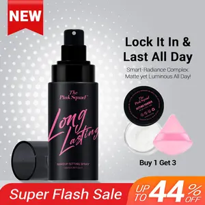 The Pink Squad Waterproof Makeup Setting Spray Ultra Fine Mist Long-lasting 16 HR Wear Refreshe Smudge-proof & Transfer-resistant Hydrating Natural Finish Spray Christmas gifts#TikTokShopBlackFriday