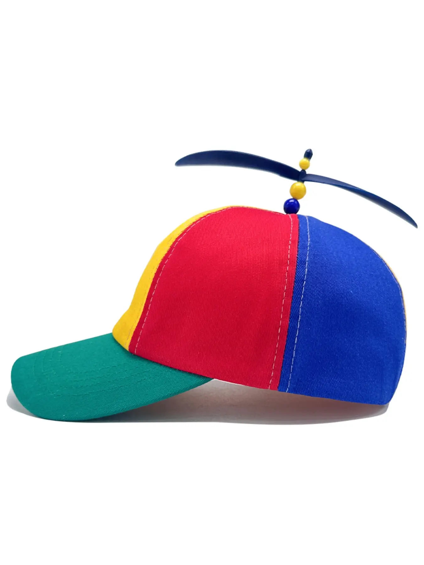 2025 New Baseball Cap Spring and Autumn Fashion Cool Hat Color-Block Parent-Child Sun Protection Visor Hat Cartoon Cute Propeller Sunshade Hat Summer Hat Sunscreen Hat