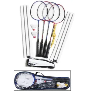 212 MAIN Complete Nylon-Stringed Badminton Set by Sport Supply Group Gamecraft, Including Rackets and a Badminton Shuttlecock