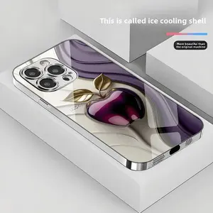 New Creative Multi-Color Apple Electroplated Glass Phone Case for Iphone Models 17Air 16 15 14 13 12 11 Pro Max Plus Pro, Featuring Full Coverage And Drop-Resistant Tempered Glass