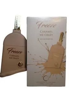 Freeze Caramel Me Crazy Eau de Parfum 90ml Natural Spray for Women & Men Gourmand Perfume with Caramel Honey Vanilla & Amber Notes