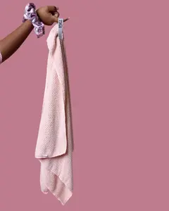 Microfiber Hair Towel & Turban - Made For All Hair Types Smooth Set