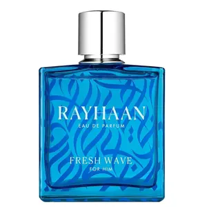 Rayhaan Fresh Wave for Men Eau de Parfum Spray, 3.4 Ounce