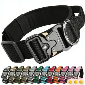 Tactical   with Control Handle, Heavy Duty Adjustable Pet  &  Leash Set, Military Style Training  for Medium Large , Durable  Walking Lead calm cat collar Cartoon Bell Ornament harness big dog Bluetooth Shower Speaker with Suction Cup outdoor silicone