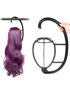 Hanging Wig Display Stands, 2pcs/set Foldable Wig Dryer Holders, Professional Portable Wig Display Racks for Hairdressing Training Use For Wigs Wig Tool
