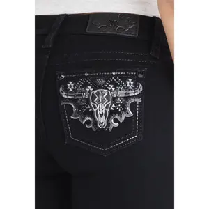 Black Spur Bootcut Jeans