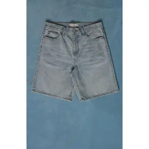 Pacsun Men's Parker Baggy Jean Shorts Light Blue Tint