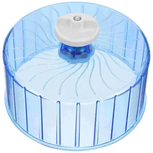 Jumbo Whisper-Quiet Hamster Wheel| 12" Noiseless Spinner for Chinchillas/Hedgehogs/Guinea Pigs🐹✨| Unbreakable ABS + Anti-Slip Track🌙|#RodentMom's Night-Safe Cage Gym💪| Breathable UFO Design & Detachable Cleaner🌟 BONUS Chew-Proof Certificate