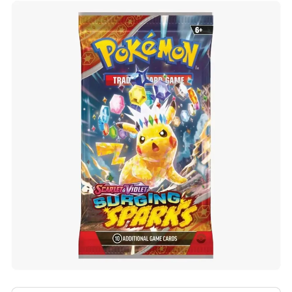 Pokemon Surging Booster Pack - SV08: Surging Sparks (SSP)
