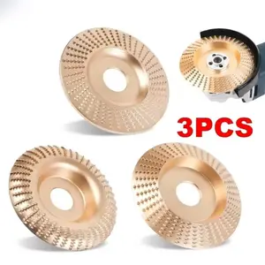 3-piece 4-inch grinding wheels, wood carving sanding disc accessories for polishing tools,summervibes