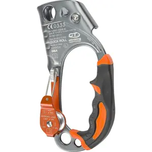 Quick Roll Ascender, Left Hand,Gray,One Size