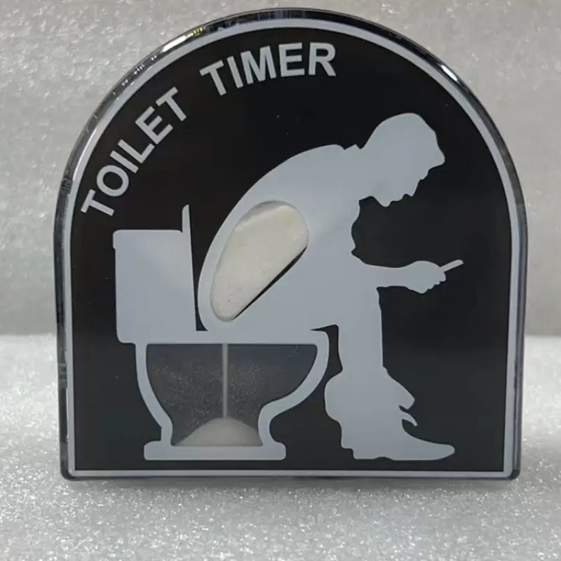 Men Women Toilet Timer, Toilet hourglass 5-Minute Bathroom Countdown Hourglass, Prevents Prolonged Sitting, Perfect Gift for Holidays, Thanksgiving gifts, Father's Day gifts, Mother's Day gifts, Bathroom Essentials Accessories, Bathroom Accessory