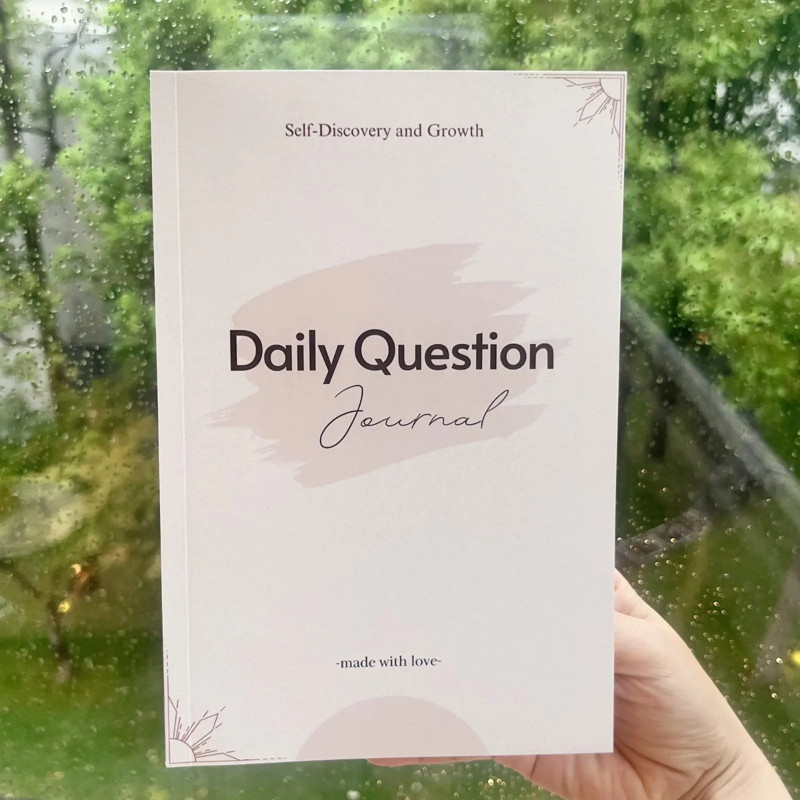 Daily Self-discovery & Growth Journal, 1 Count 120-day Daily Question Journal, Mindful Reflection and Emotional Wellness Writing Diary, Record, Inspiration, Office Stationery