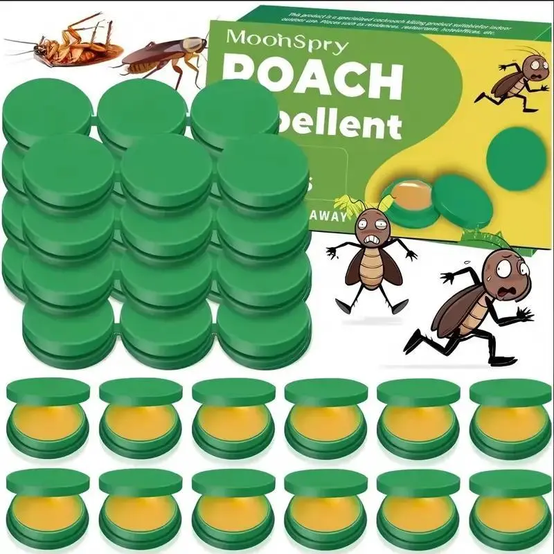 MoonSpry Roach , Powerful Cockroach Killer Bait for Home & Office | Indoor Outdoor Roach Bait | Fast-Acting Roach Killer with Long-Lasting Effect | Child & Pet Safe Pest | Kills Roaches away Insect Repellent Commercial Roach