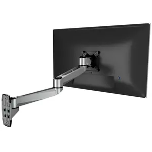 Mount-It! Monitor Wall Mount – Full Motion Monitor Arm for Wall, Fully Adjustable Stand for 13–32" Screen