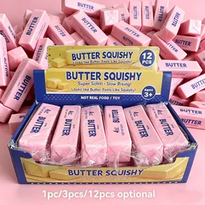 Ghost Pumpkin Skull Golden Butter, 12Pcs strawberry squishy butter, Liberty  Dumpling 3pcs 1pcs  Slow Rising Squishy,4th of july  independence day squeeze  250 anniversary  Butter Stick Squeeze Balls for Stress Relief, Soft Pressure Sensory ,squeeze toy,
