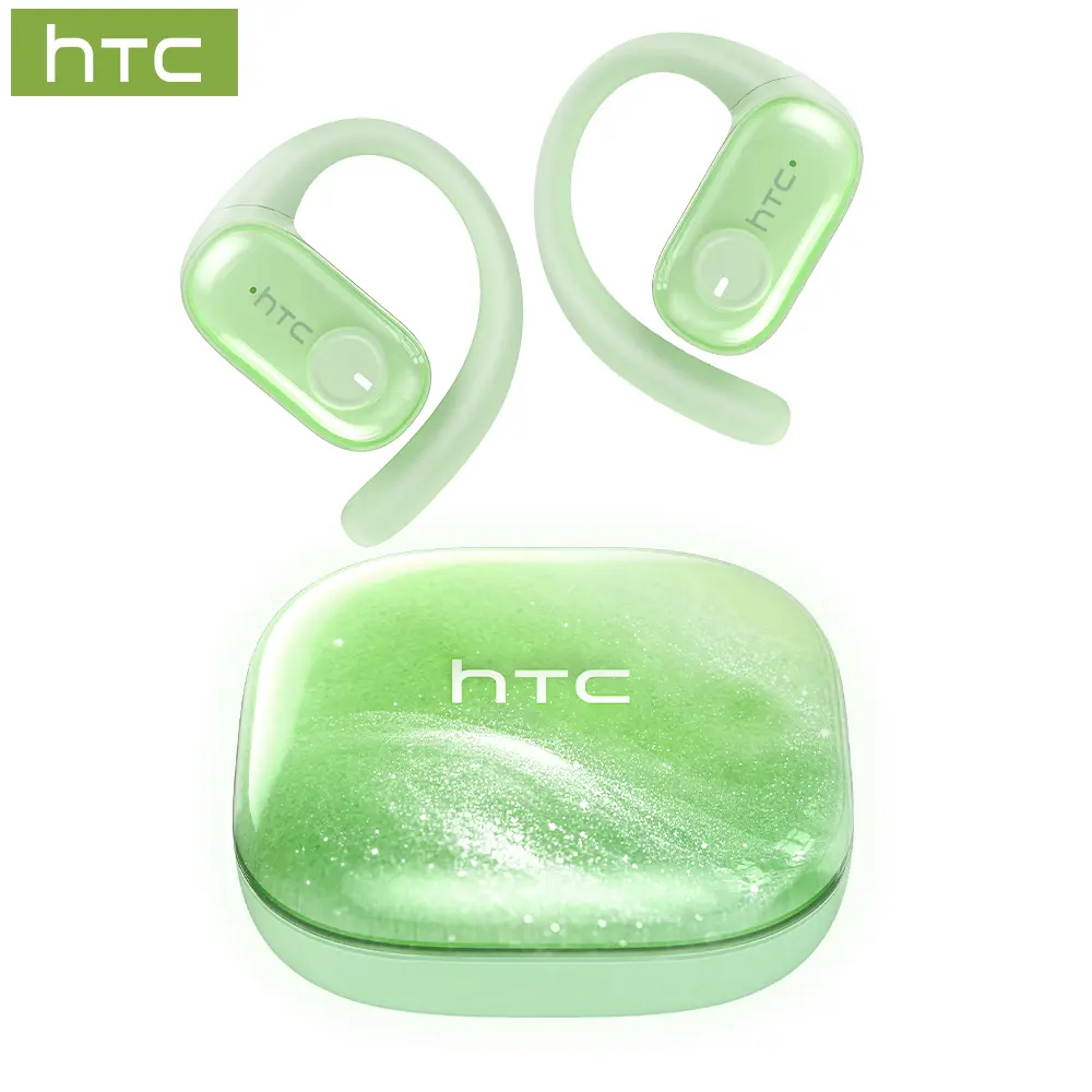 HTC NE10 OWS Open Ear Wireless Bluetooth Earbuds Quicksand Luminous Headphones HIFI Sound Quality Sports Headphones IPX5 Waterproof With microphone