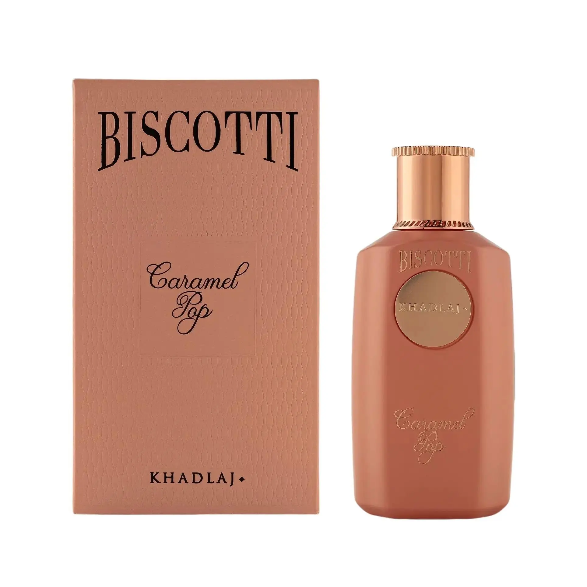 Khadlaj Biscotti Caramel Pop for Unisex Extrait de Parfum Spray, 3.4 Ounce