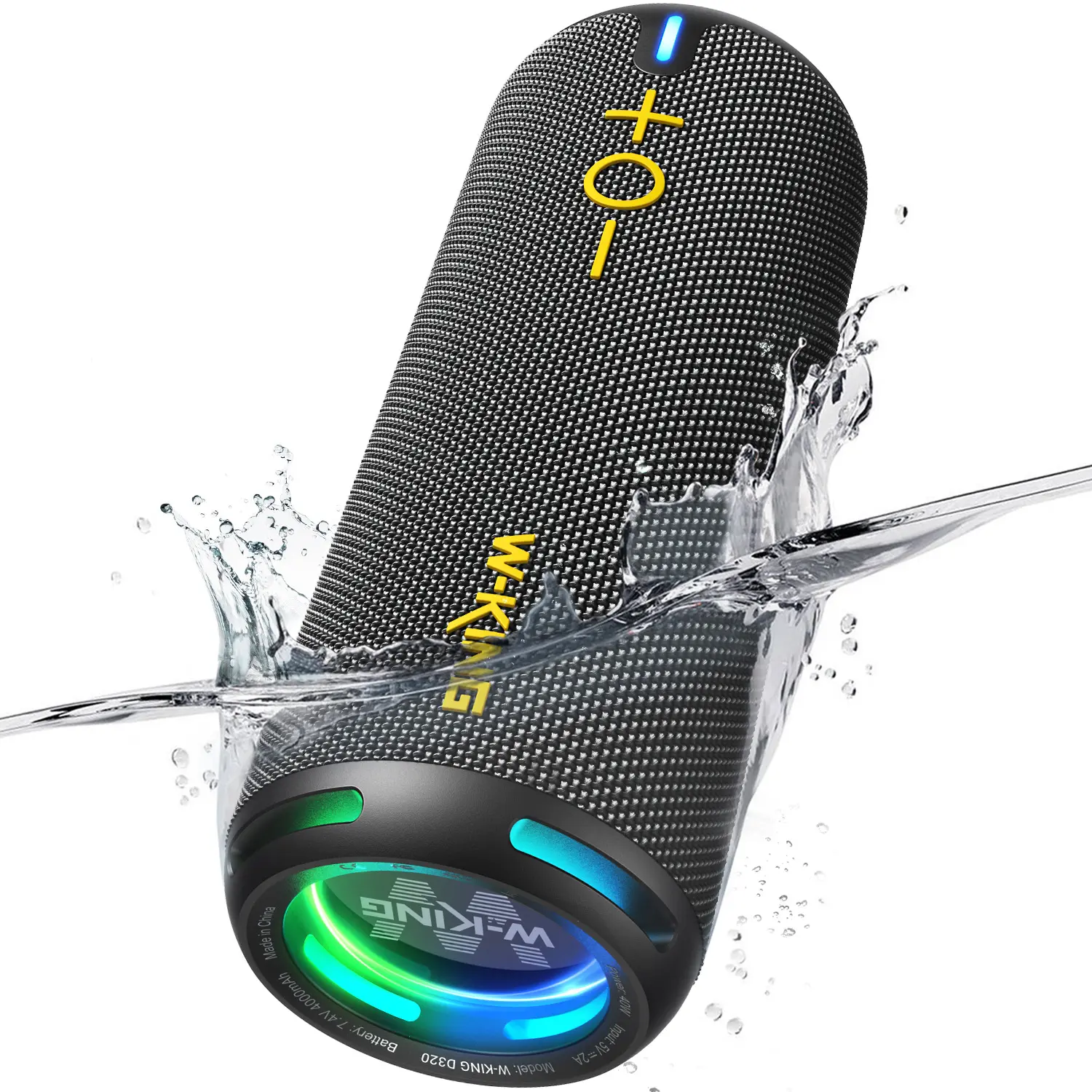 W-KING X-20 ワイヤレススピーカー IP67 X20 - App Control, 300w Peak Output, TWS Pairing, Waterproof