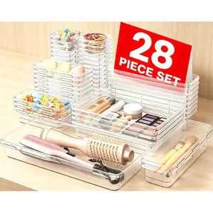 Military Grade Drawer Organizer, Makeup Organizer Holds 177 Items, Bathroom Organizers and Storage, Desk Drawer Organizer for Bathroom Vanity, Countertop & Vanity Storage Organization