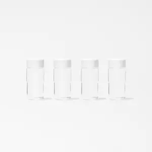 Nama Glass Bottle Set - 4-Pack 17-Ounce Juice & Smoothie Storage Bottles