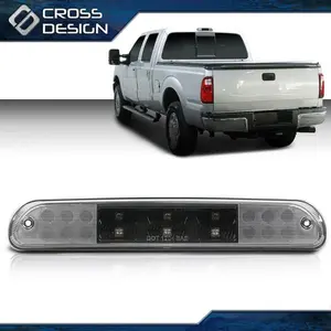 CROSSDESIGN Clear 3rd Third Brake Light Cargo Lamp Fit For Ford F250 F350 F450 F550 99-16