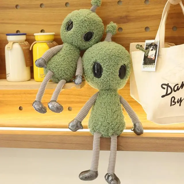 Giant Green Roswell Alien Plush | Jumbo Classic Martian Stuffed Doll with Large Head | Soft Alien Creature for Sci-Fi Fans | Huge Alien Huggable Toy