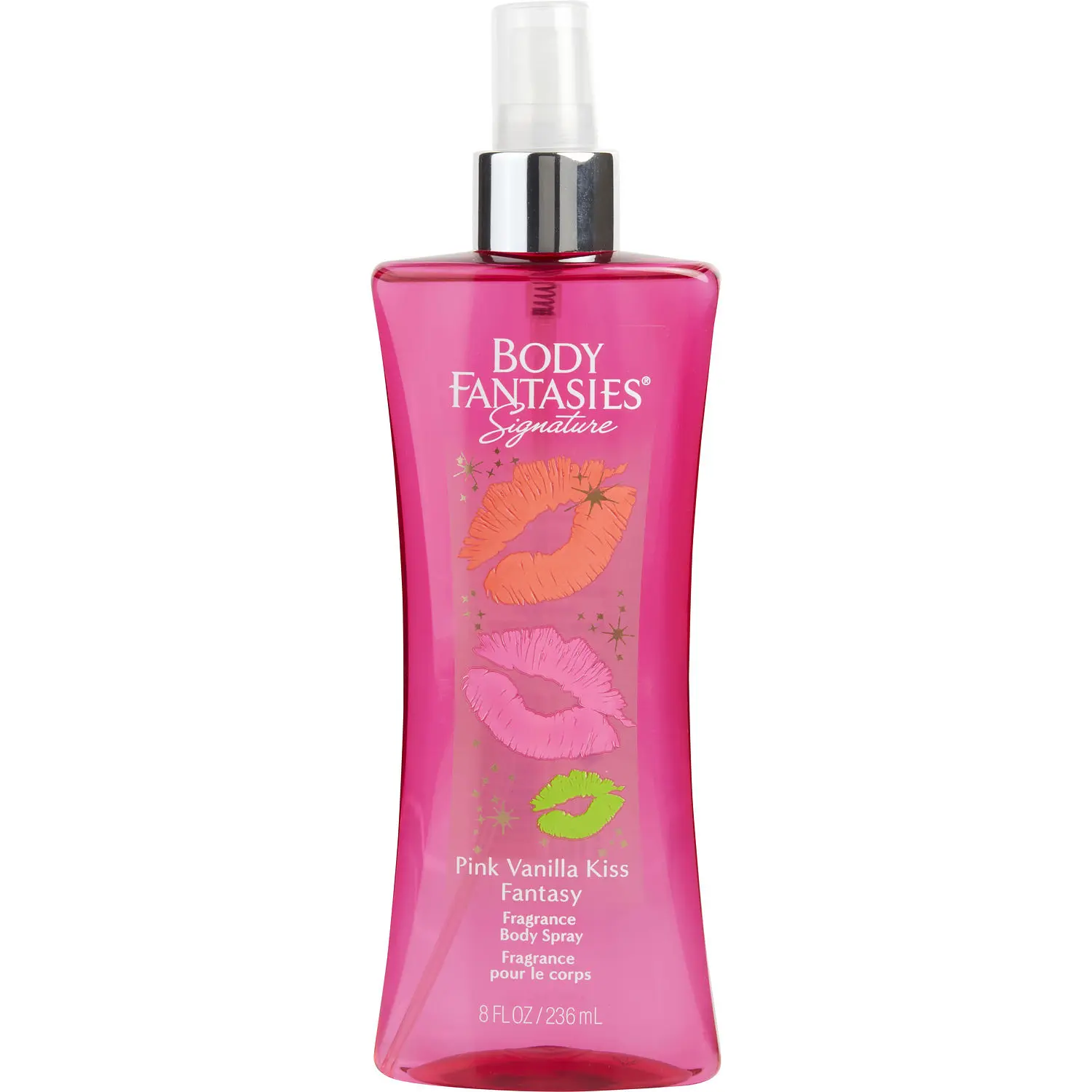 Body Fantasies Pink Vanilla Kiss Fantasy By Body Fantasies Body Spray For Women