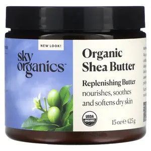 Sky Organics Organic Shea Butter, 15 oz (425 g)