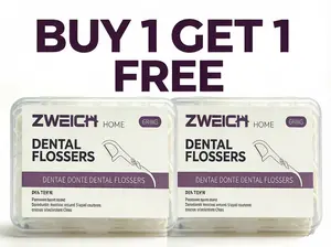 Buy one, get one free, Silicone Dental Floss Picks, Ultra-thin Cleaning Sticks, 50pcs Deep Cleaning Floss Sticks, Oral Care Products for Home & Travel