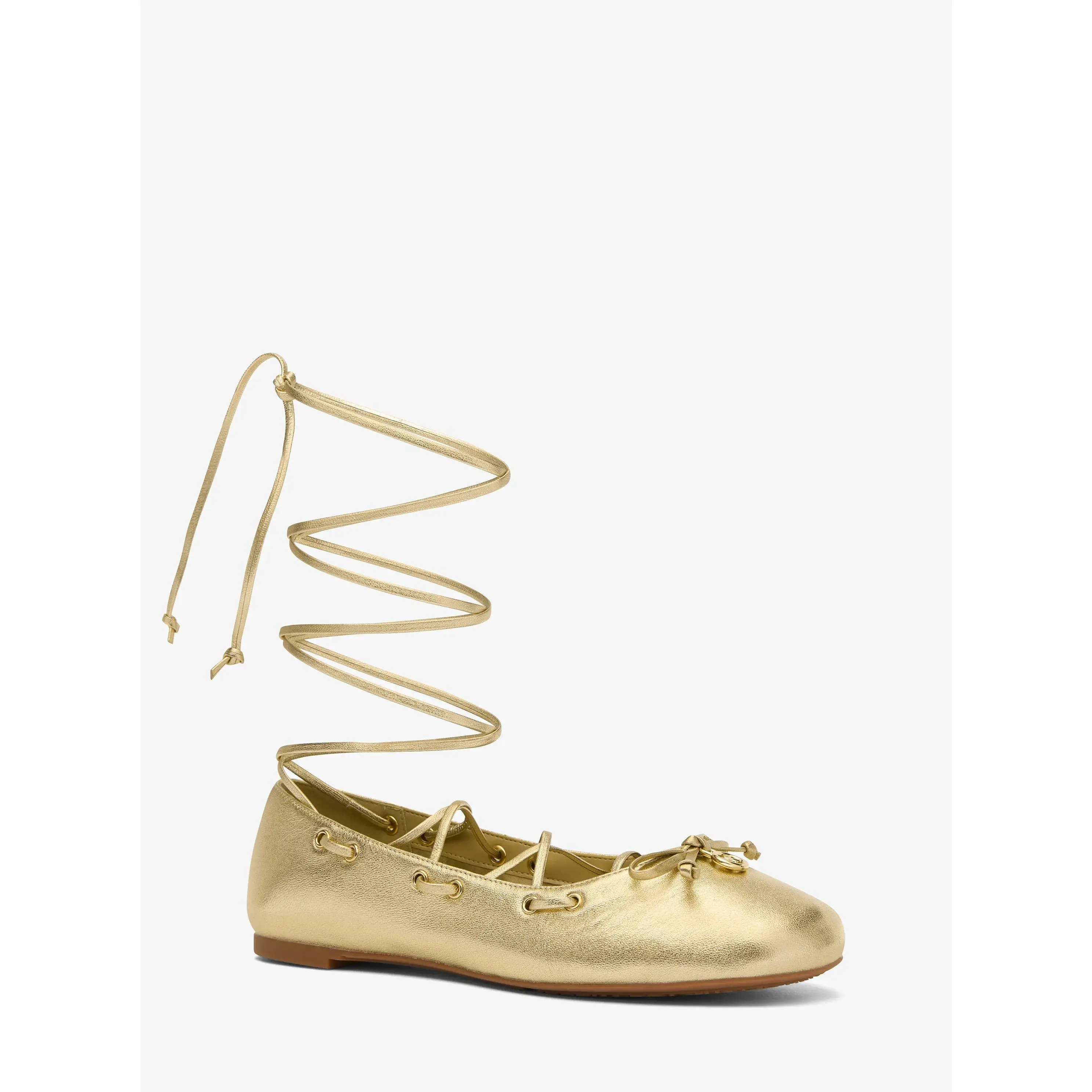 Shae Flex Metallic Leather Ballet Flat