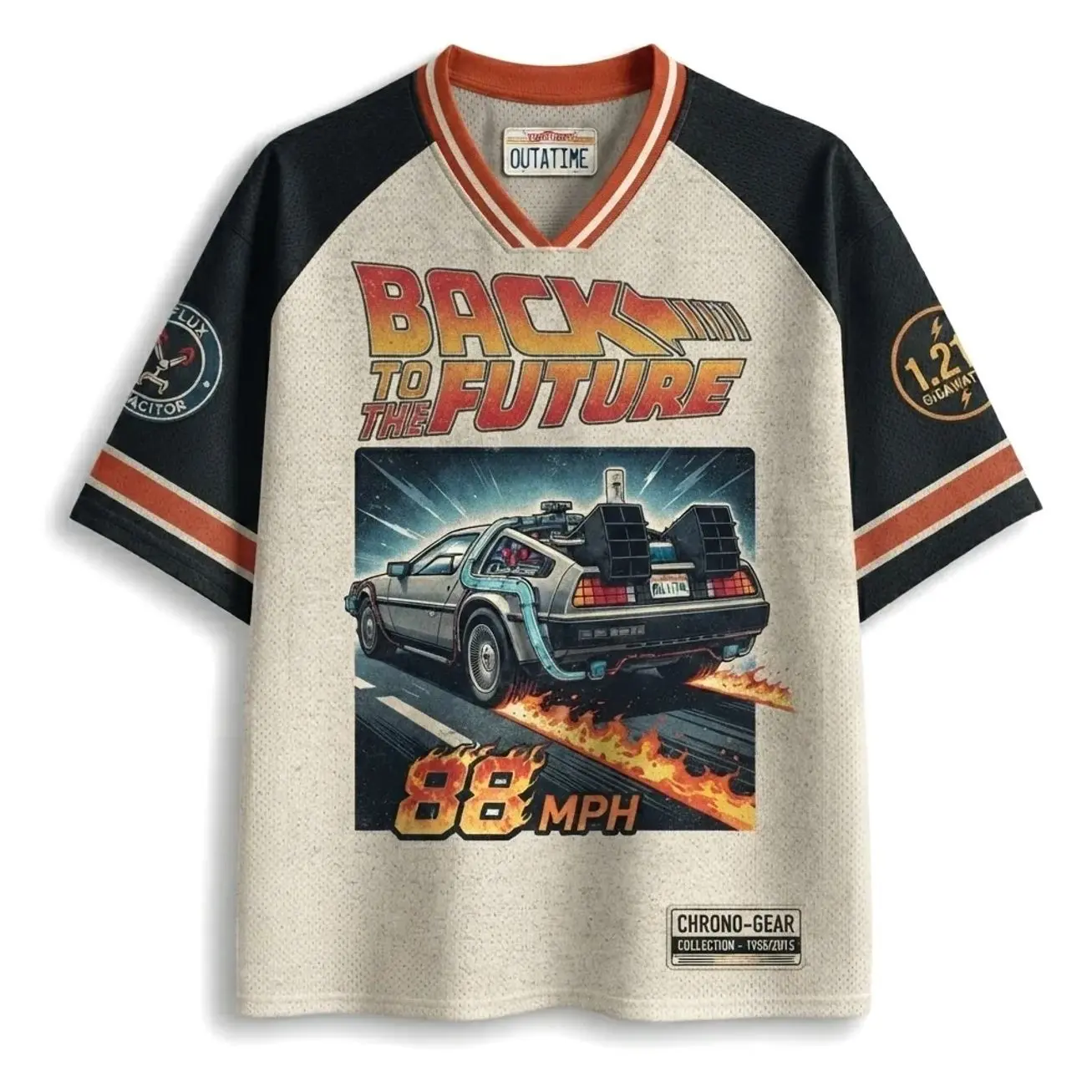 Back To The Future Classic Movie Mesh Jersey L7Z