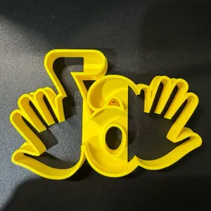 6 7 Six Seven Cookie Cutter Custom 5" PLA Plastic 3D Printed Funny Trending Jokes