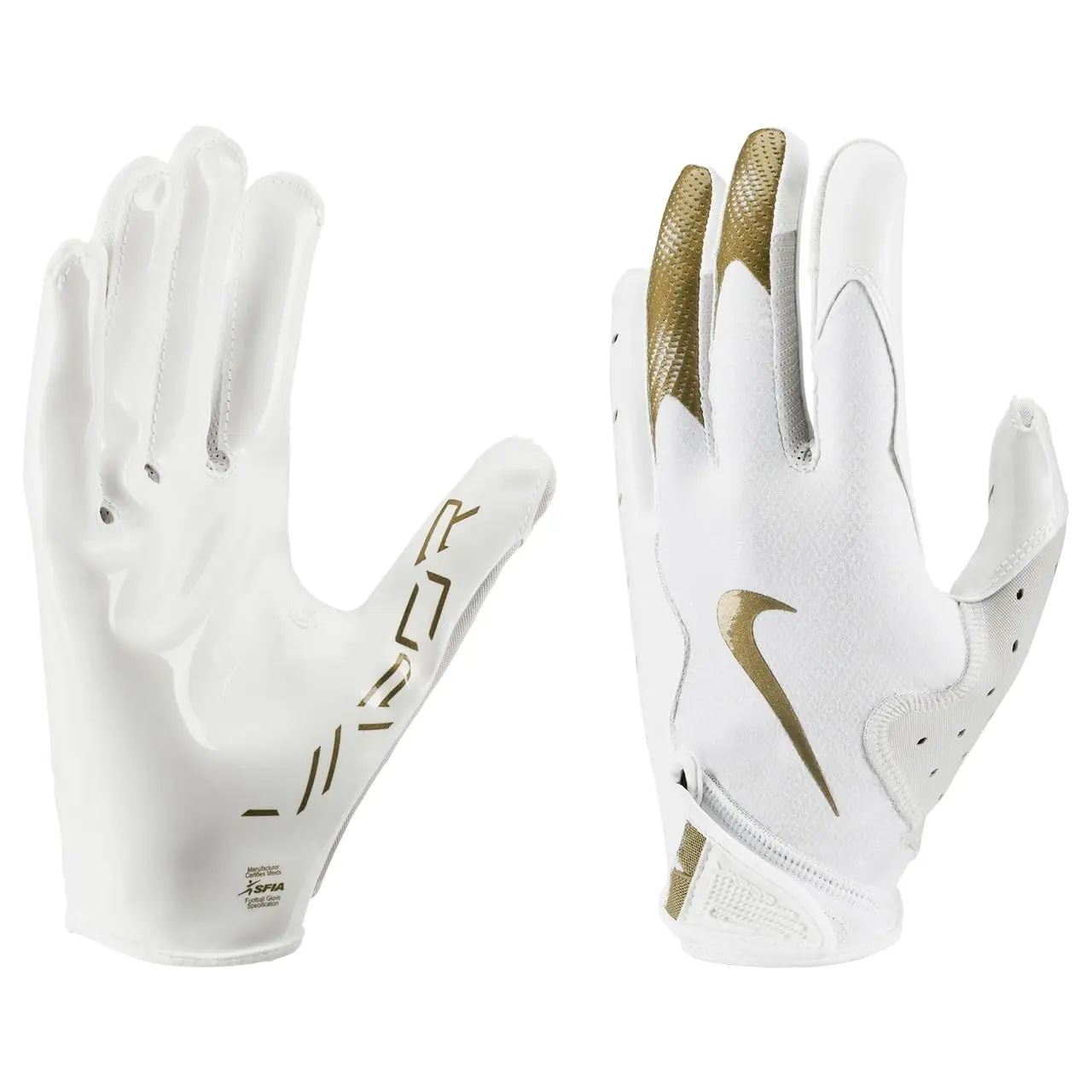 Nike Vapor Jet Football Gloves White Athletic Sportswear Everyday Essential Gym Training New Original L XL Free Shipping | Gym | Workout | Training | Running | Fitness | Sports | Exercise | Casual | Lounge | Travel | Everyday | Comfortable | Soft