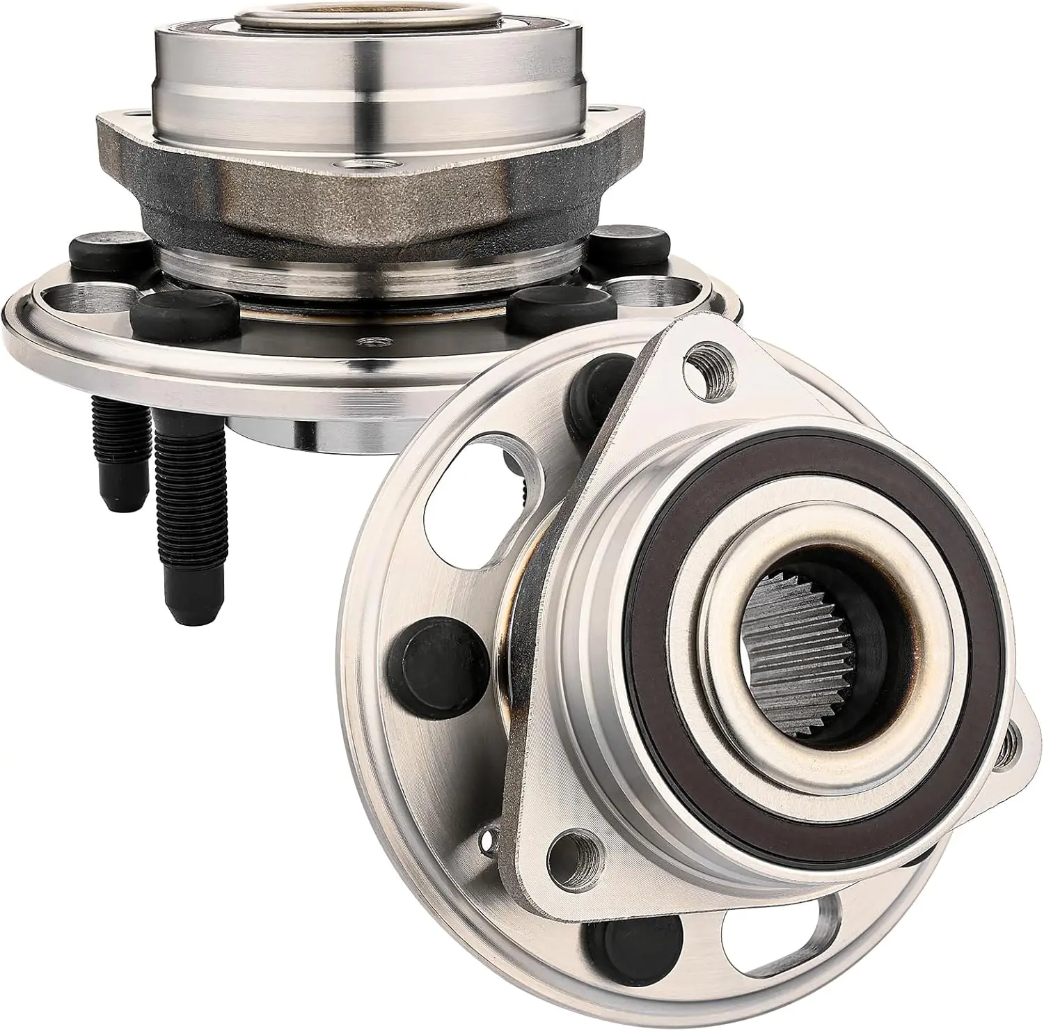 513288 Pair(2) Front or Rear Wheel Bearing and Hub Assembly Compatible with Chevrolet Impala Malibu Equinox,  Terrain,Cadillac CTS XTS,Buick Allure LaCrosse Regal, Saab 9-5 (2)