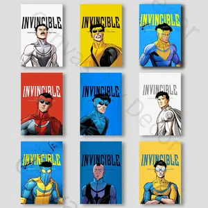 Invincible Canvas Poster | High-Quality Anime Wall Art | Dark Mark Movincihawk | Omnivincible | Teen Gift | Bedroom Decor | New Canvas Print