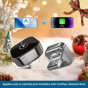 【PIONRAY】2026 Latest Upgrade Wireless carplay  Adapter for iPhone/Android Auto- Fast Connection,No Latency,Hands-Free Call  wireless adapter Mini USB Design for Cars with Wired CarPlay Plug and Play Easy Use.please make sure the car has wired CarPlay