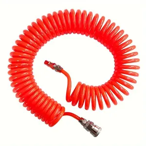 Air Pump High Pressure Telescopic Spiral Air Hose, Air Compressor Pneumatic High-pressure Telescopic Spiral Air Hose, Power Tool Accessories, Replaceable Hose